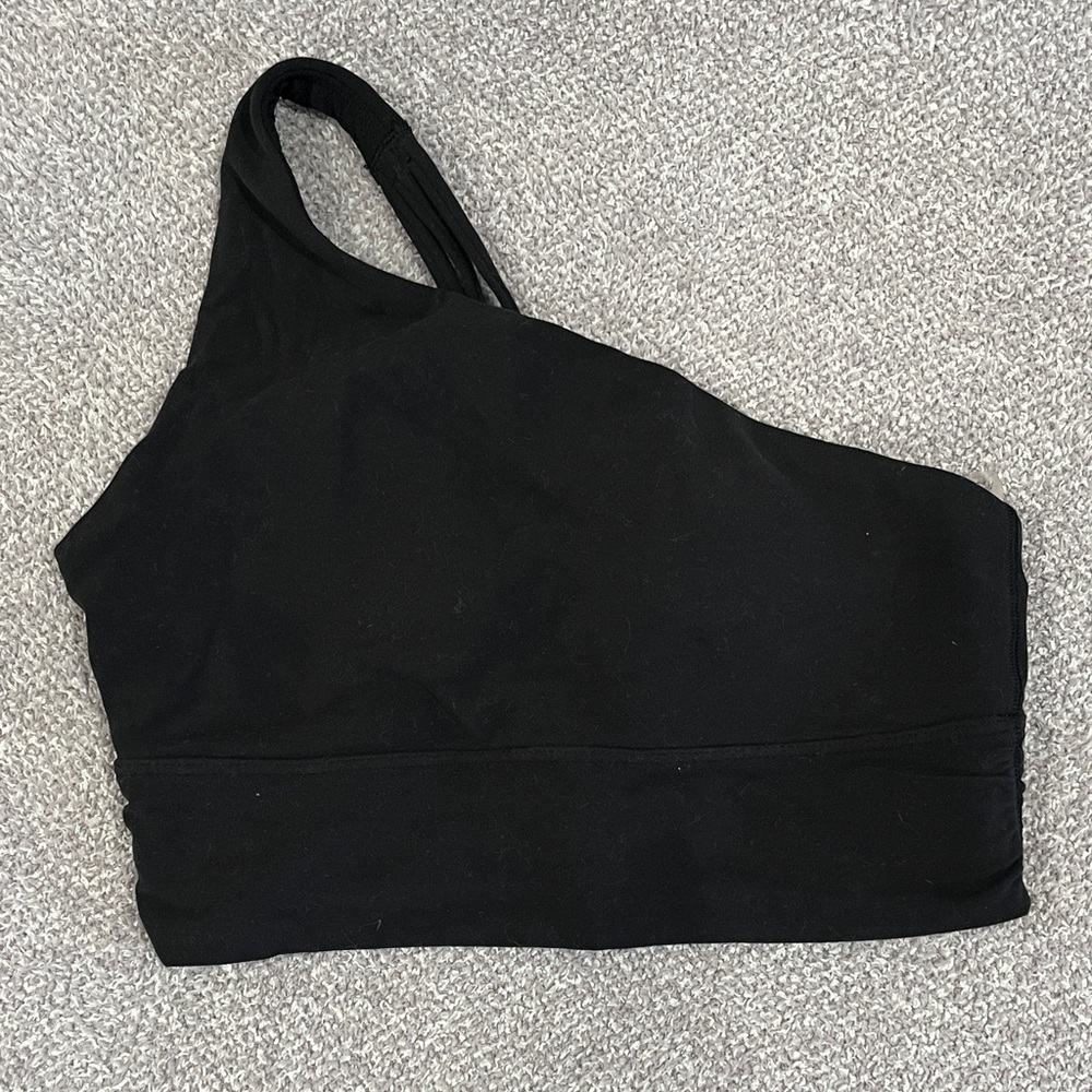 Athleta Black One-Shoulder Bandeau